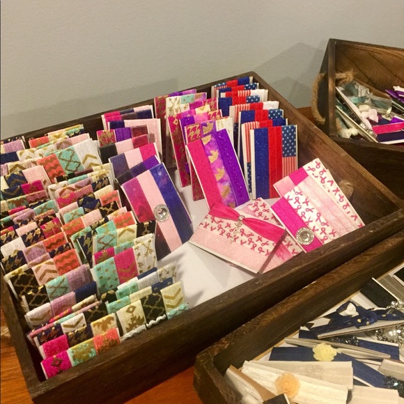 25 count New Elastic Hair Tie Bracelet Sets! - Picture 2 of 8